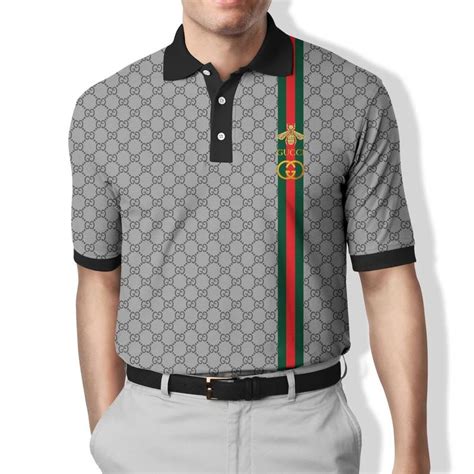 gucci mens bee polo|authentic Gucci polo shirts.